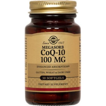 Solgar Vegeterian CoQ-10 100mg 30 μαλακές κάψουλες