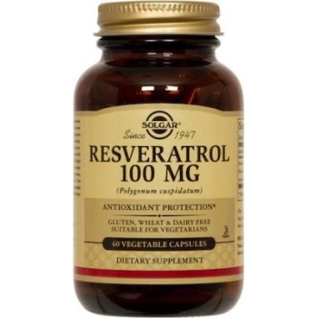Solgar Resveratrol 100mg 60 φυτικές κάψουλες