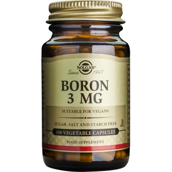 Solgar Boron 3mg 100 φυτικές κάψουλες