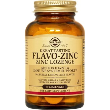 Solgar Flavo Zinc 23mg Lozenges 50 παστίλιες