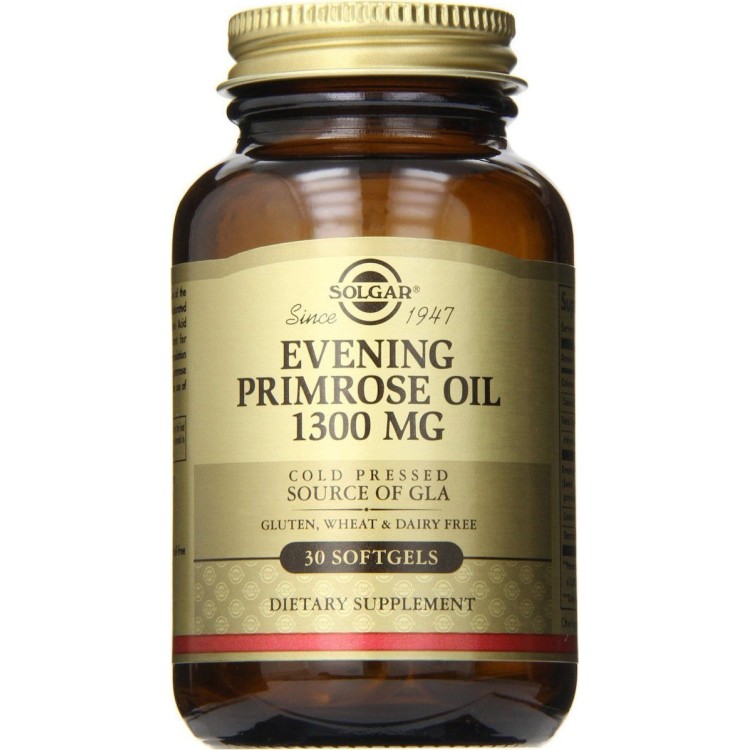Solgar Evening Primrose Oil 1300mg 30 μαλακές κάψουλες Αντιοξειδωτικά