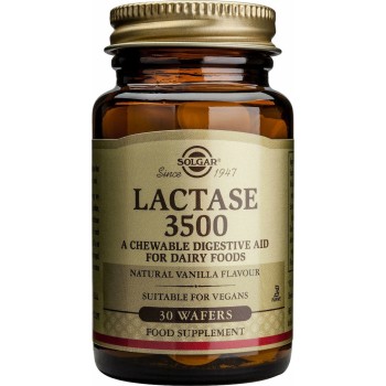 Solgar Lactase 3500 30 μασώμενες ταμπλέτες