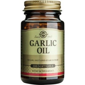 Solgar Garlic Oil 100 μαλακές κάψουλες