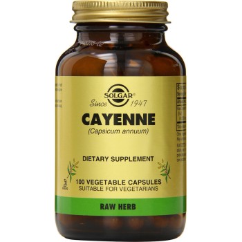Solgar Cayenne 520mg 100 φυτικές κάψουλες