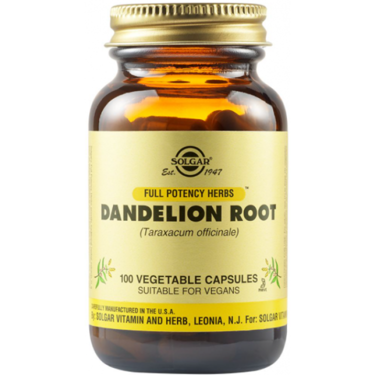 Solgar Dandelion 100 φυτικές κάψουλες Αντιοξειδωτικά