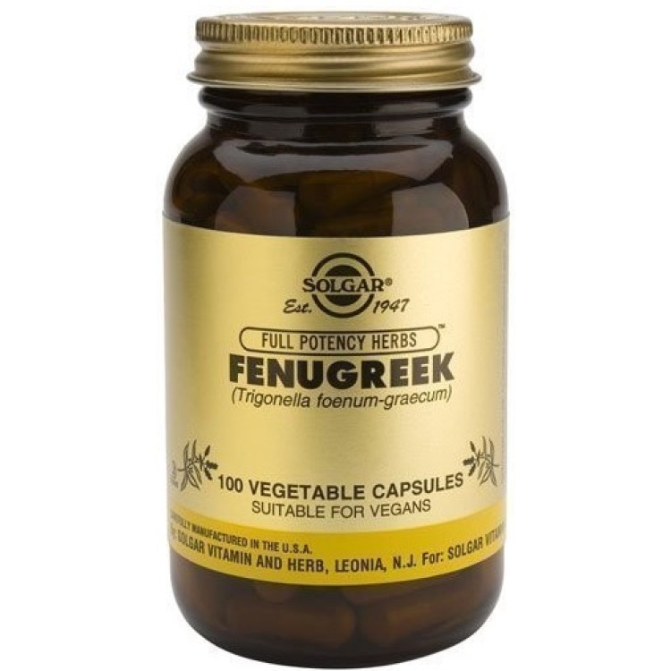 Solgar Fenugreek 520mg 100 φυτικές κάψουλες