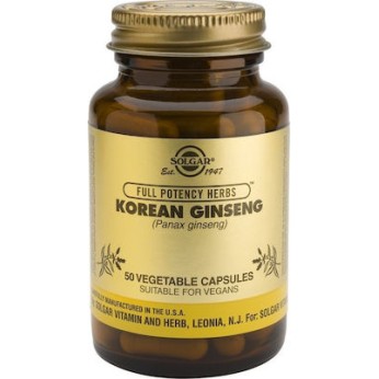 Solgar Ginseng Korean 520mg 50 φυτικές κάψουλες