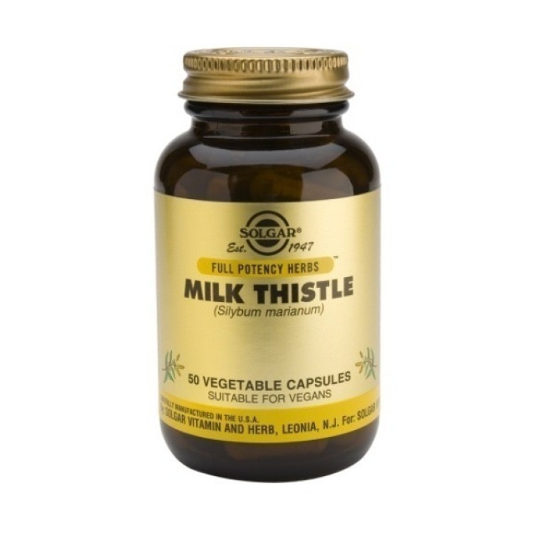 Solgar Milk Thistle 50 φυτικές κάψουλες