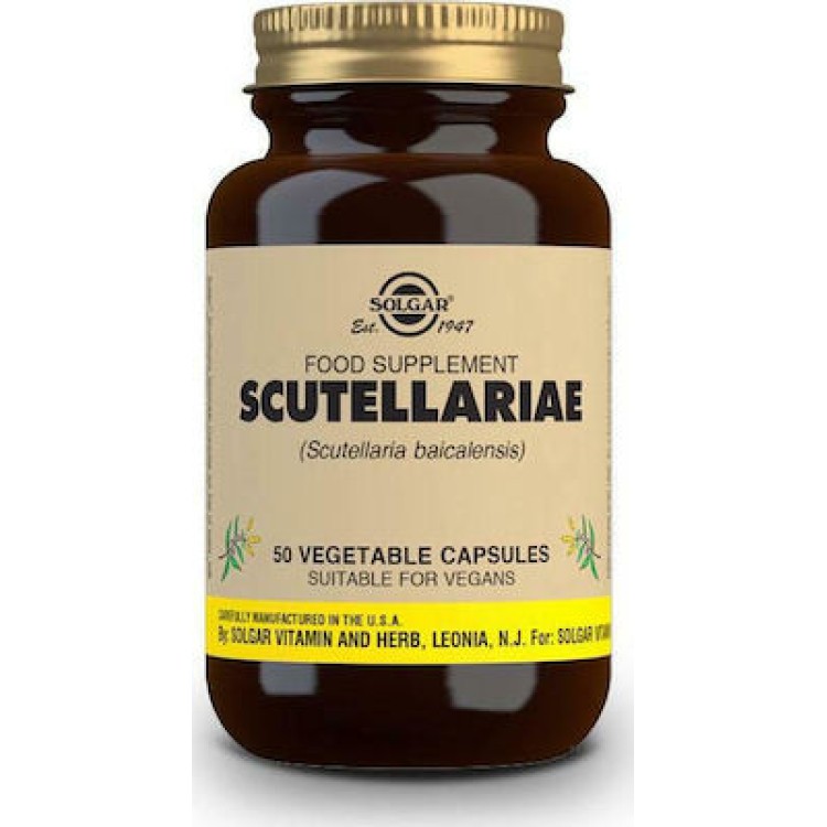 Solgar Scutellariae 50 φυτικές κάψουλες