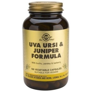 Solgar Uva Ursi & Juniper Formula 100 φυτικές κάψουλες