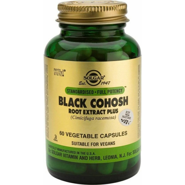 Solgar SFP Black Cohosh Extract 60 φυτικές κάψουλες