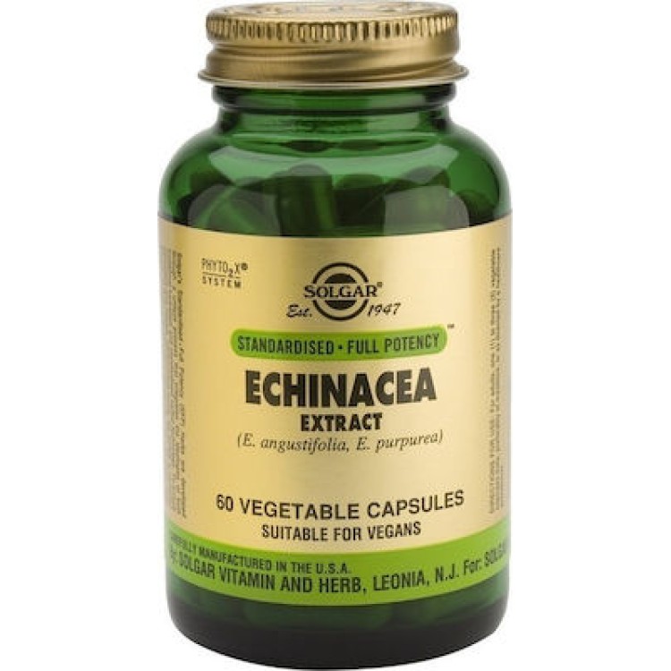 Solgar Echinacea Root & Leaf Extract 60 Φυτικές Κάψουλες