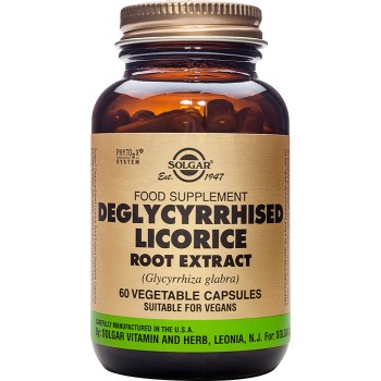 Solgar SFP Deglycyrrhised Licorice Root Extract 60 φυτικές κάψουλες