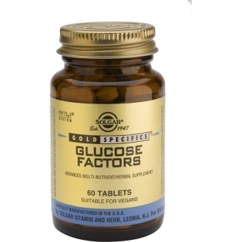 Solgar Glucose Factors 60 ταμπλέτες