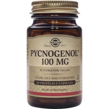 Solgar Pycnogenol 100mg 30 φυτικές κάψουλες