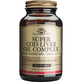 Solgar Super Cod Liver Oil Complex 60 μαλακές κάψουλες