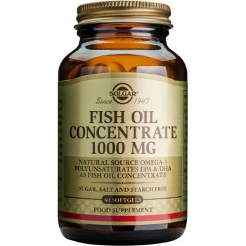 Solgar Fish Oil Concentrate 1000mg 60 μαλακές κάψουλες