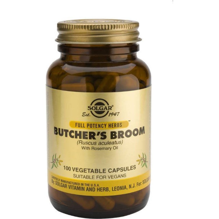 Solgar Butcher's Broom 100 φυτικές κάψουλες