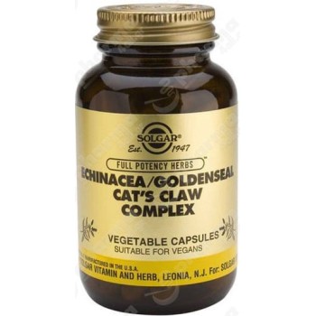 Solgar Echinacea/Goldenseal/Cat’s 30 φυτικές κάψουλες