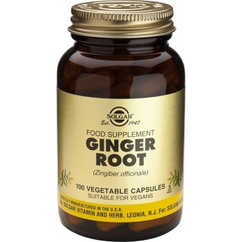 Solgar Ginger 520mg 100 φυτικές κάψουλες