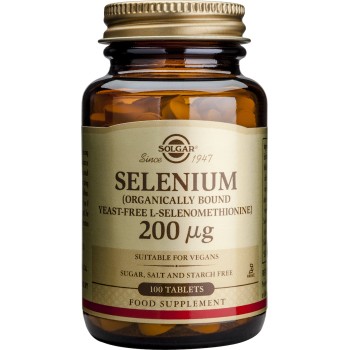 Solgar Selenium 200mcg 100 ταμπλέτες