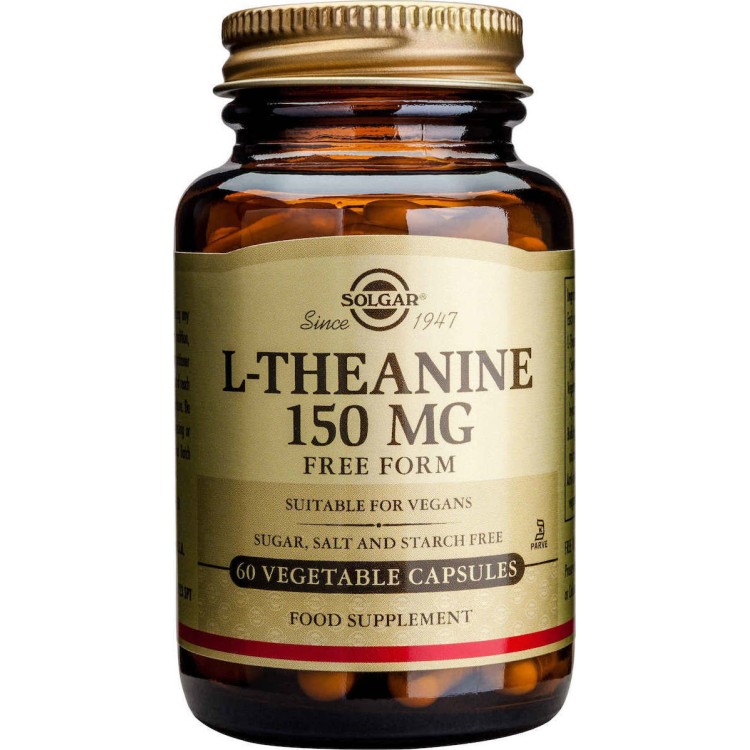 Solgar L- Theanine 150mg 60 φυτικές κάψουλες