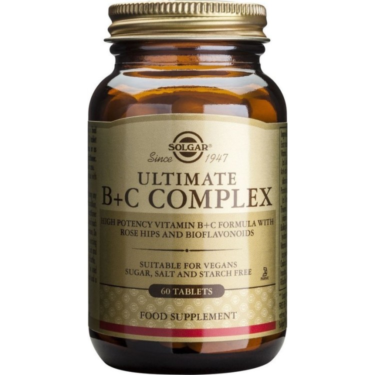 Solgar Ultimate B+C Complex 60 ταμπλέτες