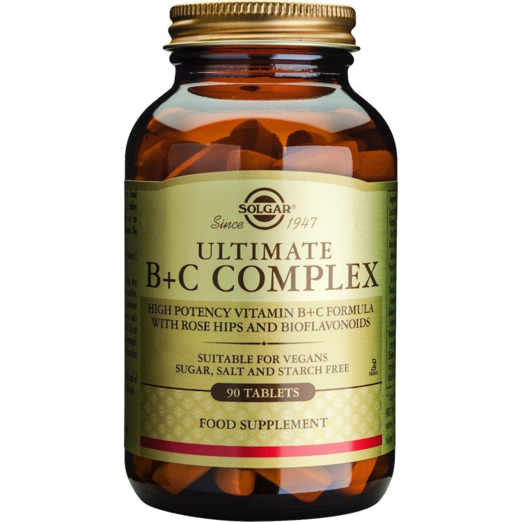 Solgar Ultimate B+C Complex 90 ταμπλέτες