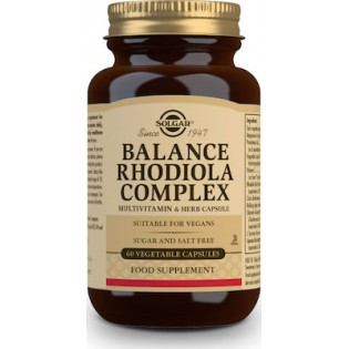 Solgar Balance Rhodiola Complex 60 φυτικές κάψουλες