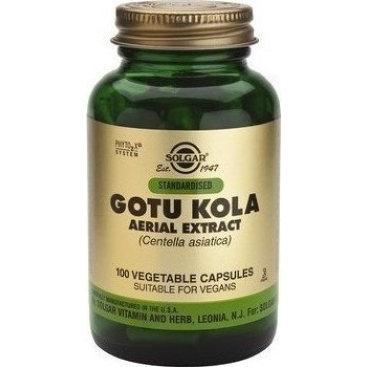 Solgar Gotu Kola 100 φυτικές κάψουλες