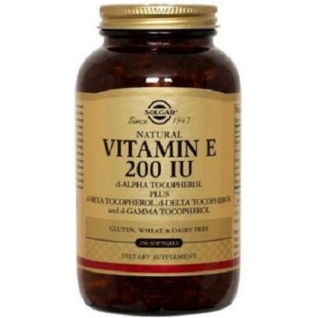Solgar Vitamin E Natural 200iu 250 μαλακές κάψουλες