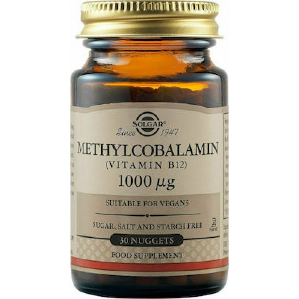 Solgar Methylcobalamin Vitamin B12 30 υπογλώσσια δισκία
