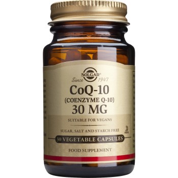 Solgar Vegetarian CoQ-10 30mg 30 φυτικές κάψουλες