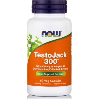 Now Foods TestoJack 300mg 60 φυτικές κάψουλες