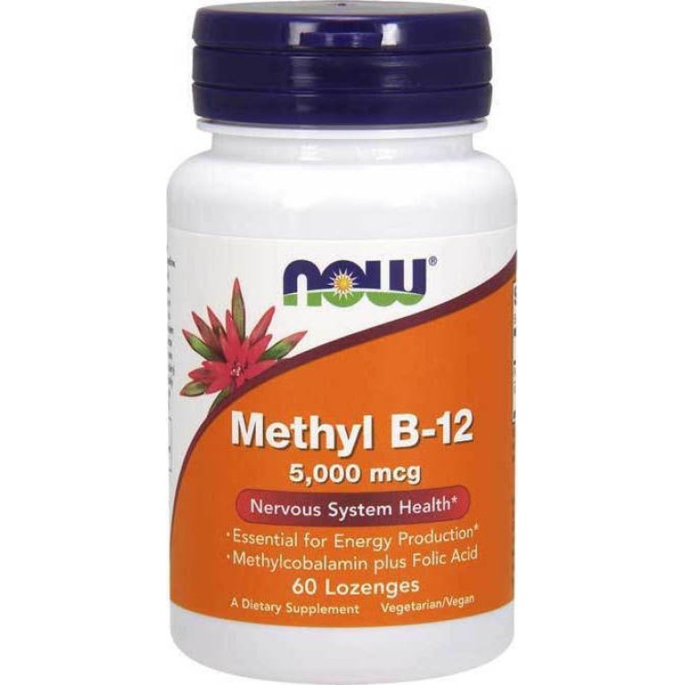 Now Foods Methyl B-12 5000 mcg 60 παστίλιες Βιταμίες,Πολυβιταμίνες