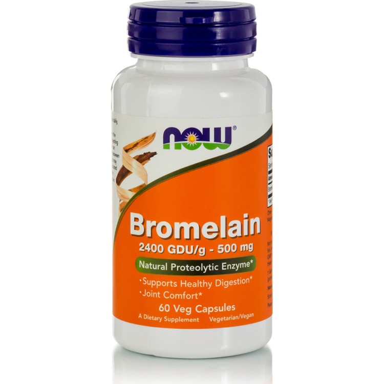 Now Foods Bromelain 500mg 60 φυτικές κάψουλες