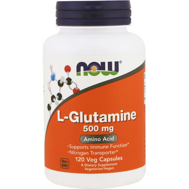 Now Foods L-Glutamine 500mg 120 κάψουλες