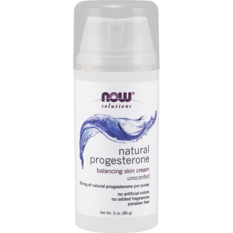Now Foods Natural Progesterone Liposomal Skin Cream Lavender 85gr