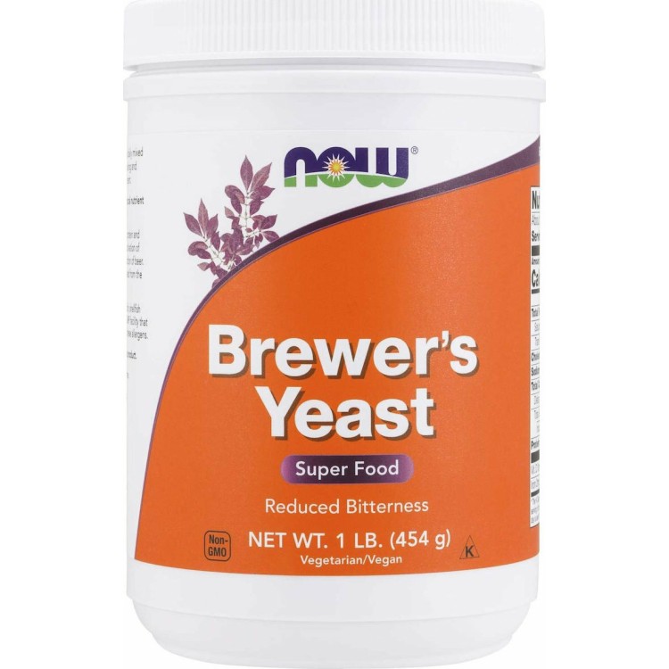 Now Foods Brewer's Yeast Debittered Powder 454gr Ειδικά Συμπληρώματα