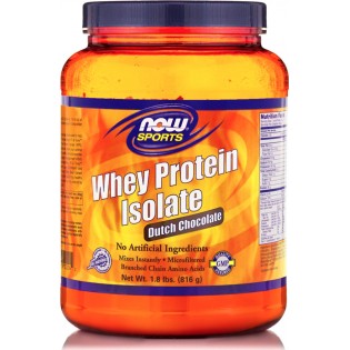 Now Foods Whey Protein Isolate 1.8lbs 816gr Σοκολάτα
