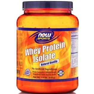 Now Foods Whey Protein Isolate 1.8lbs 816gr Βανίλια
