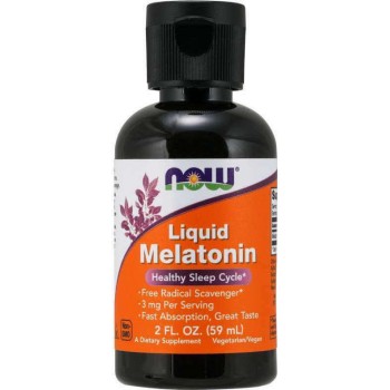 Now Foods Melatonin 3 mg Liquid 59ml