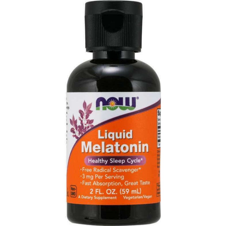Now Foods Melatonin 3 mg Liquid 59ml
