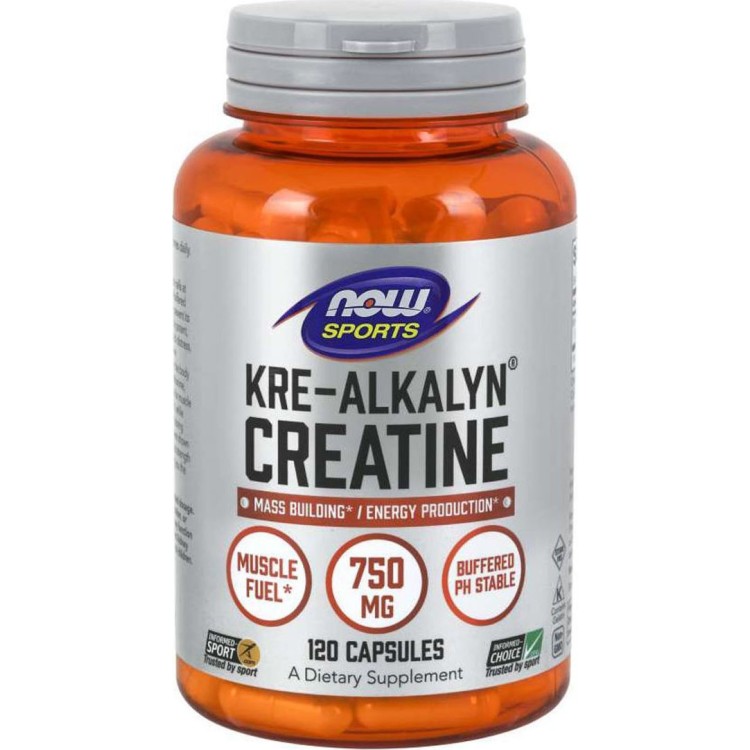 Now Foods Kre Alkalyn Creatine 120 κάψουλες Ειδικά Συμπληρώματα