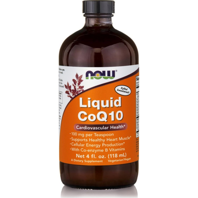 Now Foods Liquid CoQ10 118ml Orange