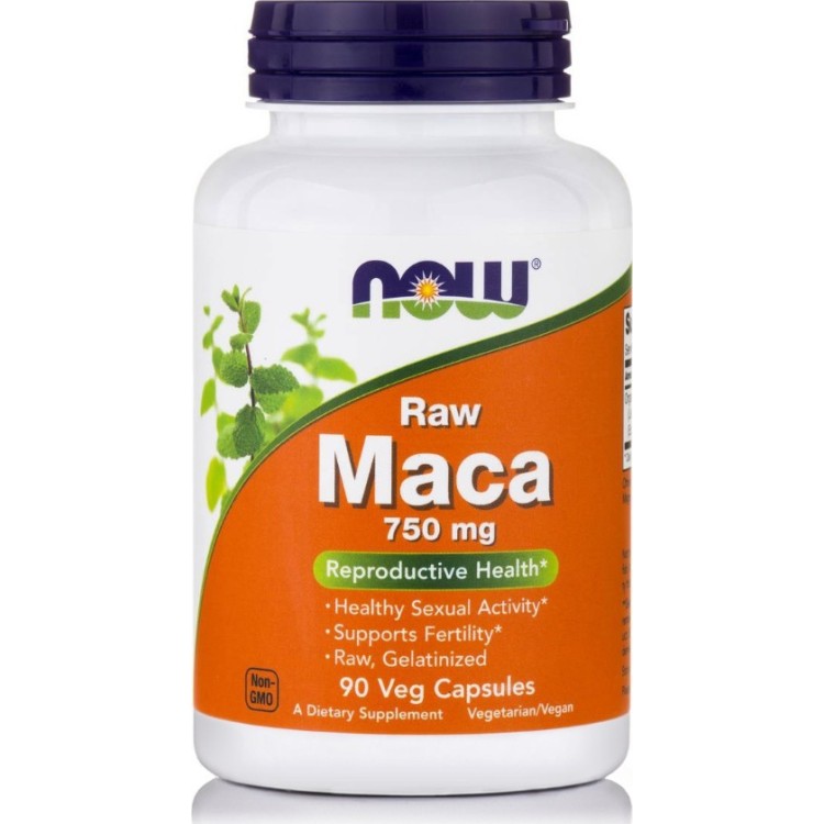 Now Foods Maca 750mg 90 φυτικές κάψουλες