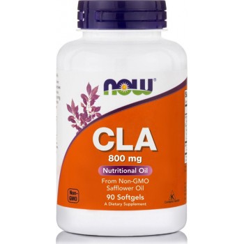 Now Foods CLA (Conjugated Linoleic Acid) 800mg 90 μαλακές κάψουλες