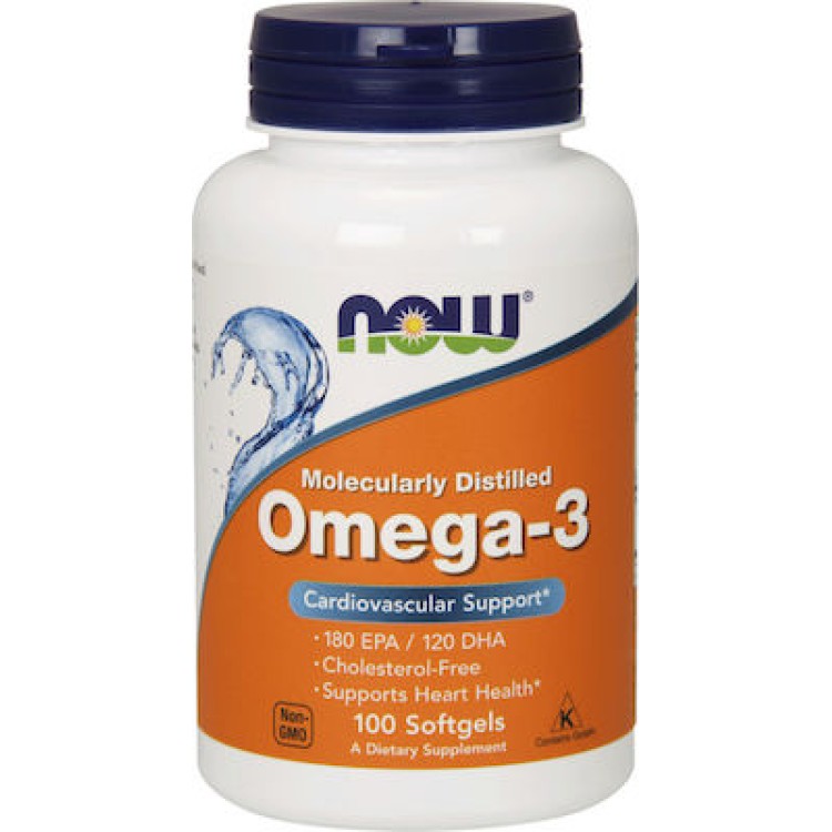 Now Foods Omega 3 100 μαλακές κάψουλες Αντιοξειδωτικά