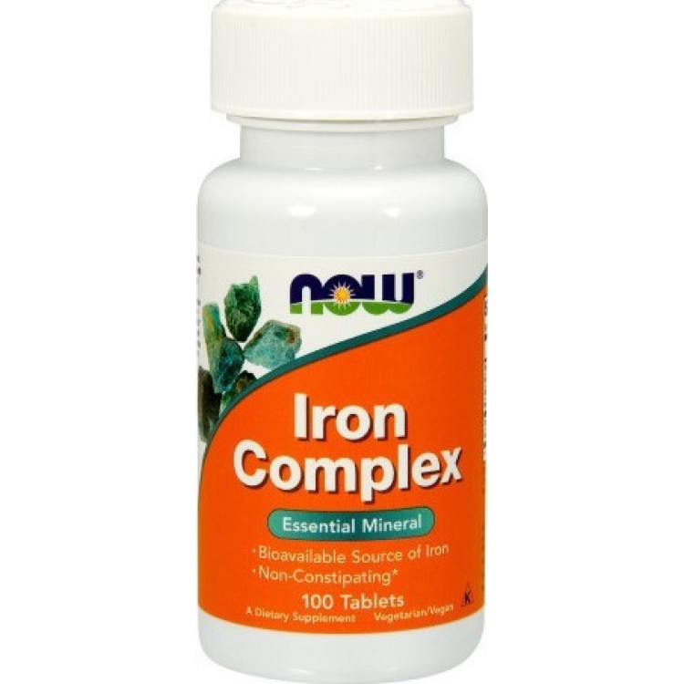 Now Foods Iron Complex 100 ταμπλέτες