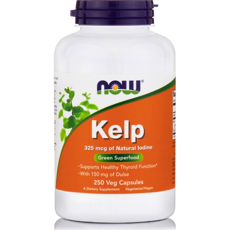 Now Foods Kelp 325mcg 250 φυτικές κάψουλες Αντιοξειδωτικά